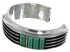 Southwest Jewelry Sterling Silver Turquoise Cuff Bracelet EX27418
